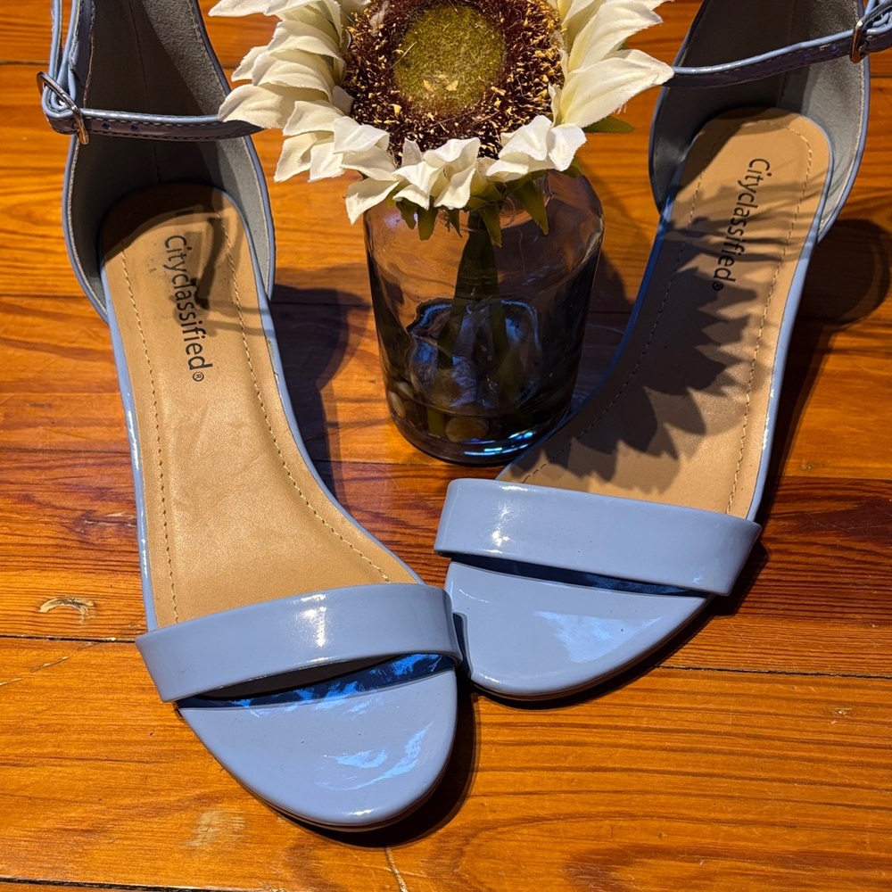 🛍️ Cityclassified Women's Light Blue Heels